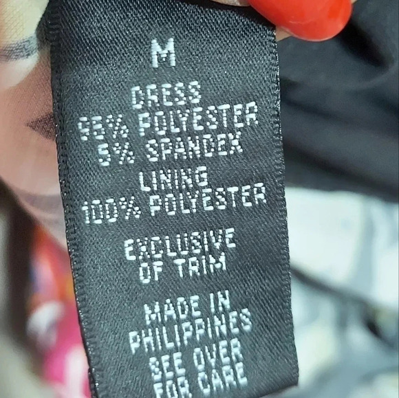 Ab Studio Yellow and Black Floral Dress - Picture 8 of 8